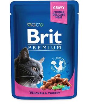 Brit Premium Cat Pouches with Chicken & Turkey 100 g (8595602506019)