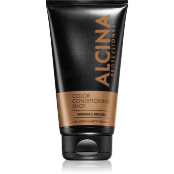 Alcina Color Conditioning Shot Silver tónovací balzam pre zvýraznenie farby vlasov odtieň Warm Brown 150 ml