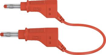 Stäubli XZG425/SIL bezpečnostné meracie káble [lamelový zástrčka 4 mm - lamelový zástrčka 4 mm] 2.00 m červená 1 ks