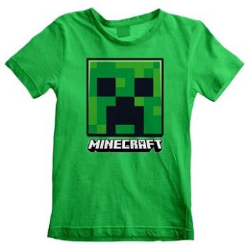 Minecraft – Creeper Face – detské tričko – 5 – 6 rokov (5056463404614)