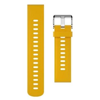 Aligator Watch 22 mm silikónový remienok horčicovo žltý (22AW0011)