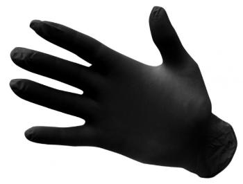 PORTWEST Nitrilové jednorázové rukavice nepúdrované - čierne L