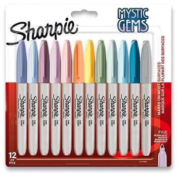 SHARPIE Fine, 12 pastelových farieb (3026981576812)