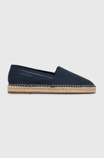 Espadrilky Calvin Klein ESPADRILLE CV tmavomodrá farba, HM0HM00539