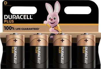 Duracell Plus-D K4 batéria typu D alkalicko-mangánová  1.5 V 4 ks