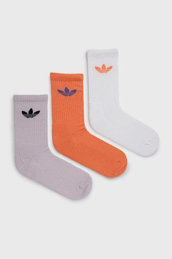 Ponožky adidas Originals HT5917 oranžová farba