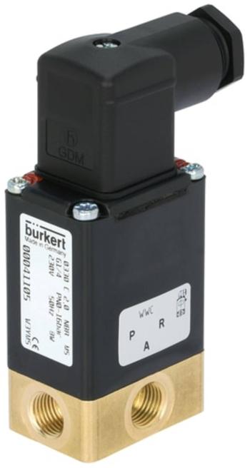 Bürkert priamo riadený ventil 124925 0330 230 V/AC spojka G 1/4 Menovitá vzdialenosť 2 mm  1 ks