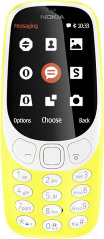 Nokia 3310 mobilný telefón Dual SIM žltá