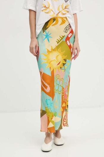 Sukňa Never Fully Dressed Multi Sundazed Summer Dorris Skirt maxi, rovný strih, NFDSk546