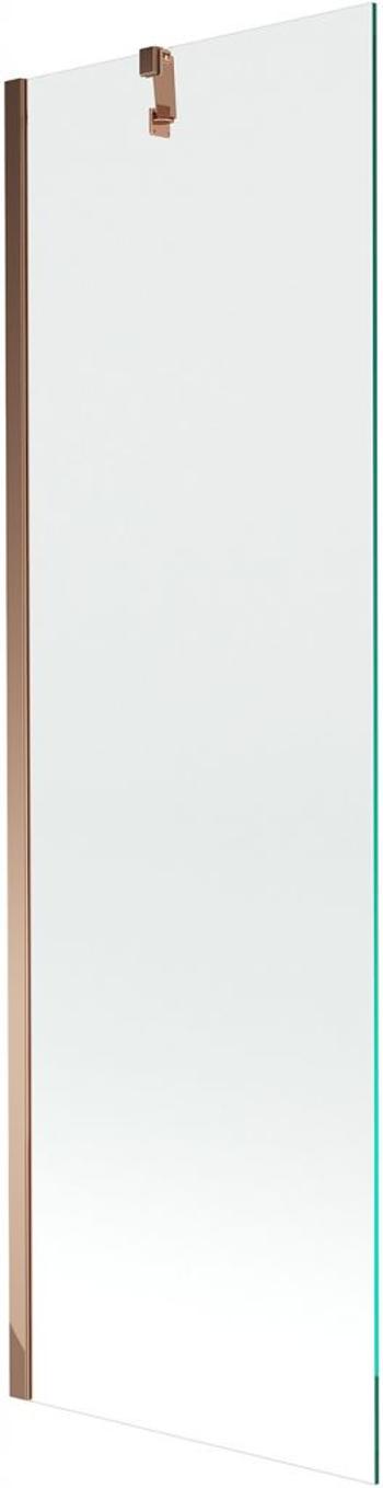 MEXEN/S - Next vaňová zástena FIX 60x150 cm, transparent, ružové zlato 895-060-000-00-00-60