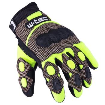 Motokrosové rukavice W-TEC Derex Farba čierno-žltá, Veľkosť S