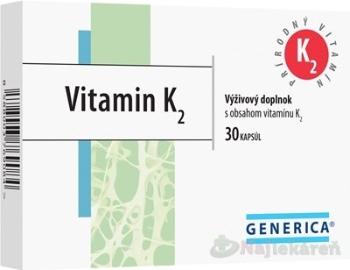 GENERICA Vitamin K2, 30 cps