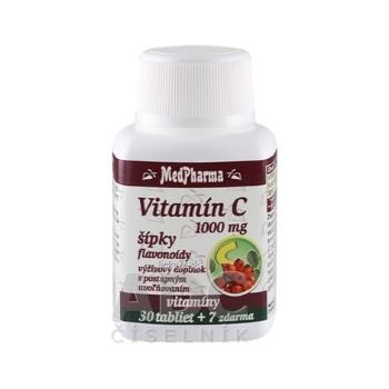 MedPharma VITAMÍN C 1000 mg so šípkami 37 tbl