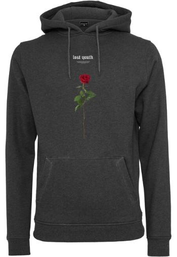 Mr. Tee Lost Youth Rose Hoody charcoal - XL