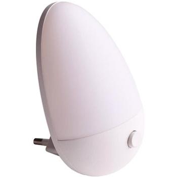 LED detská lampička do zásuvky s vypínačom 1 W/230 V/4 000 K, biela (829LED140)