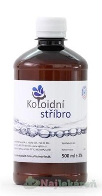 Koloidní stříbro 20 ppm 500 ml