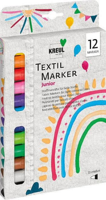 Kreul Fixky na textil Junior 12 ks