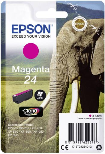 Epson Ink T2423, 24 originál  purpurová C13T24234012
