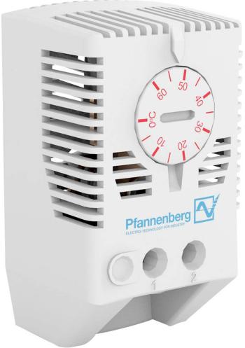 Pfannenberg skriňový rozvádzač-termostat FLZ 520 THERMOSTAT 0..+60°C 240 V/AC 1 rozpínací (d x š x v) 36 m x 40 mm x 72
