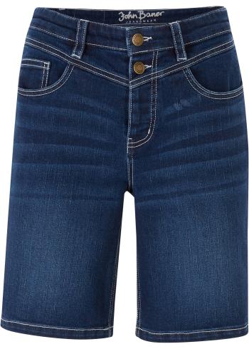 Strečové džínsové bermudy