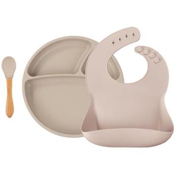 MINIKOIOI set na stolovanie BLW II, Bubble Beige (8681176334438)