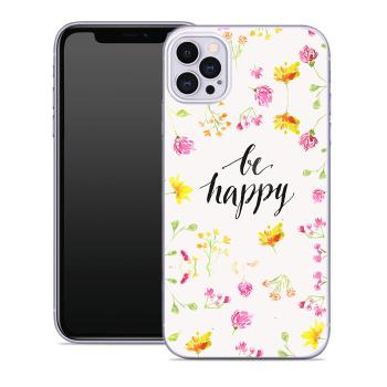 MY ART Ochranný kryt Apple iPhone 12 / iPhone 12 Pro BE HAPPY (019)