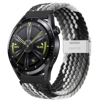 BStrap Elastic Nylon 2 remienok na Samsung Galaxy Watch 3 45mm, black qiao (SSG027C0701)