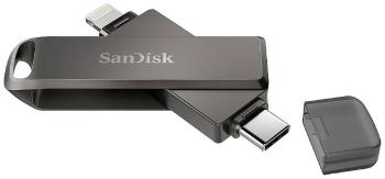 SanDisk iXpand® Luxe USB flash disk 128 GB čierna SDIX70N-128G-GN6NE Lightning konektor Apple, USB-C™ USB 3.1 (1. generá