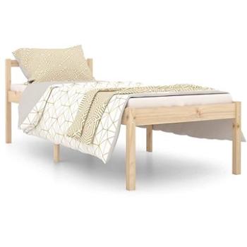 Rám postele masívna borovica 90 × 200 cm, 810599