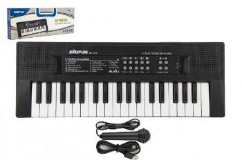 Piano/Varhany/Klávesy, 37 kláves napájania na USB + mikrofón