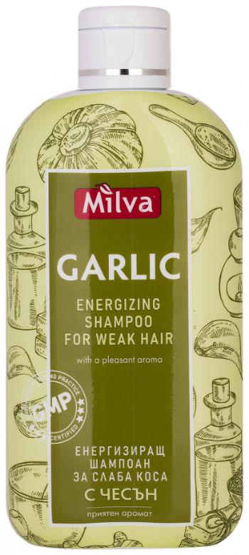 Milva Šampón s cesnakom energizujúci pre oslabené vlasy 200 ml