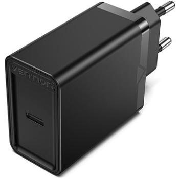 Vention 1-port USB-C Wall Charger (30 W) Black (FAIB0-EU)