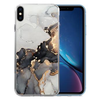 MY ART Ochranný kryt Apple iPhone XR GREY MARBLE (140)