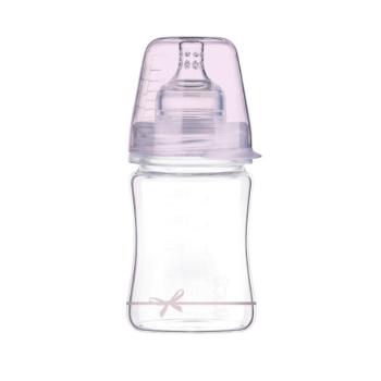 LOVI Diamond Glass fľaša 150 ml Baby Shower ružová