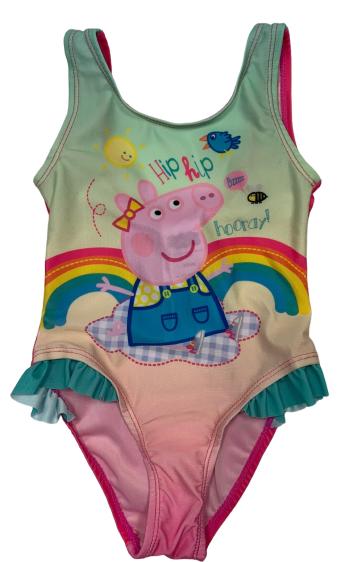 EPlus Jednodielne plavky - Peppa Pig ružové Veľkosť - deti: 92/98