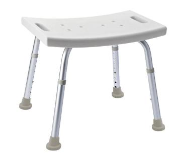 RIDDER - HANDICAP Kúpeľňová stolička, nastavitelná výška, biela A00601101