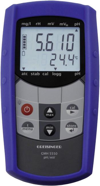multifunkčný merací prístroj Greisinger GMH 5550 pH hodnota, redox (ORP) 2.00 - 16.00 pH Kalibrované podľa bez certifiká