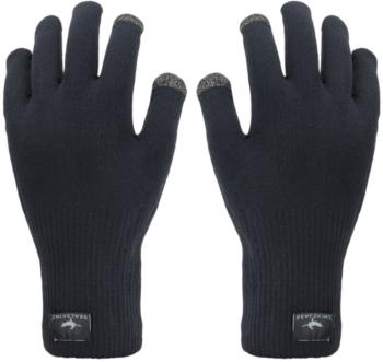 Sealskinz Waterproof All Weather Ultra Grip Knitted Gloves Black L