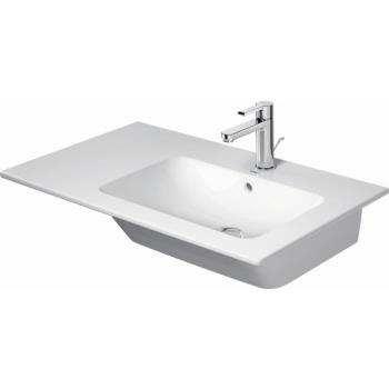 Duravit ME by Starck asymetrické umyvadlo 830x490 mm, s WonderGliss, bílá 23468300601