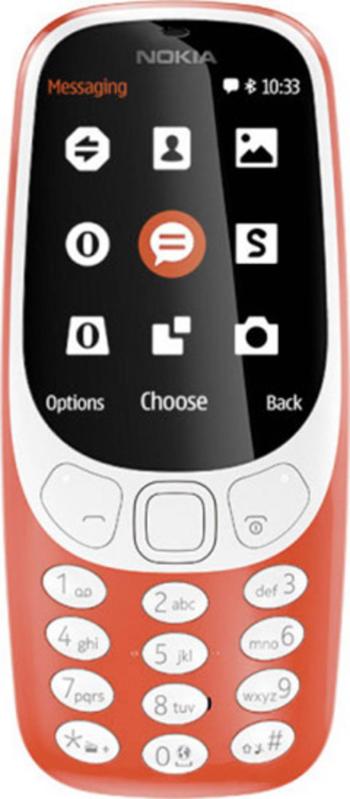 Nokia 3310 mobilný telefón Dual SIM červená