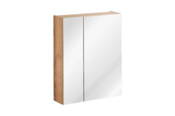 ArtCom Kúpeľňová zostava CAPRI Oak Capri | dub zlatý: Horná zrkadlová skrinka 842 - 60 cm