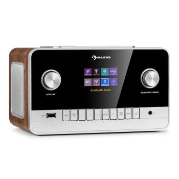 Auna Connect 150 MKII, 2.1 Internetové rádio, DAB/DAB+/FM, Spotify, BT, 2,8" TFT displej