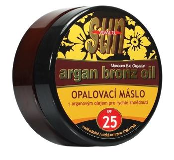 Opaľovacie maslo s arganovým olejom pre rýchle zhnednutie SPF 25 VIVACO 200 ml