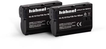 Hähnel HL-EL15HPa/b, 2er akumulátor do kamery Náhrada za orig. akumulátor EN-EL15 7 V 1650 mAh