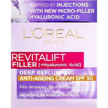 ĽORÉAL PARIS Revitalift Filler Anti-Ageing Cream SPF 50, 50 ml (3600523982745)
