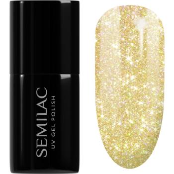 Semilac UV Hybrid Sea Queen gélový lak na nechty odtieň 244 Sunbaked Yellow 7 ml