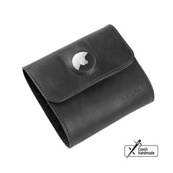 FIXED Classic Wallet for AirTag z pravej hovädzej kože čierna (FIXWAT-SCW2-BK)