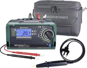 Gossen Metrawatt METRISO TECH - Set tester izolácií Kalibrované podľa (DAkkS) 50 V, 100 V, 250 V, 500 V, 1000 V 200 GΩ