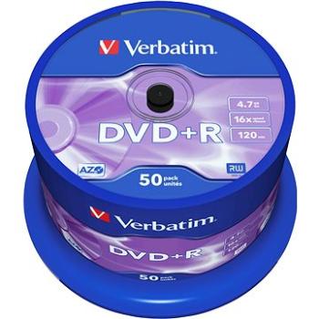 Verbatim DVD+R 16x, 50ks CakeBox (43550)