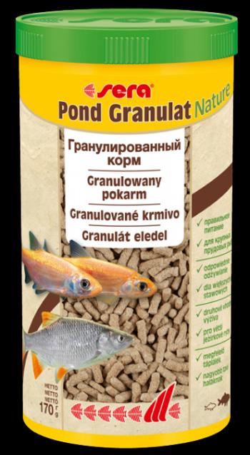 Sera Pond Granulat Nature krmivo pre jazierkové ryby 1000ml